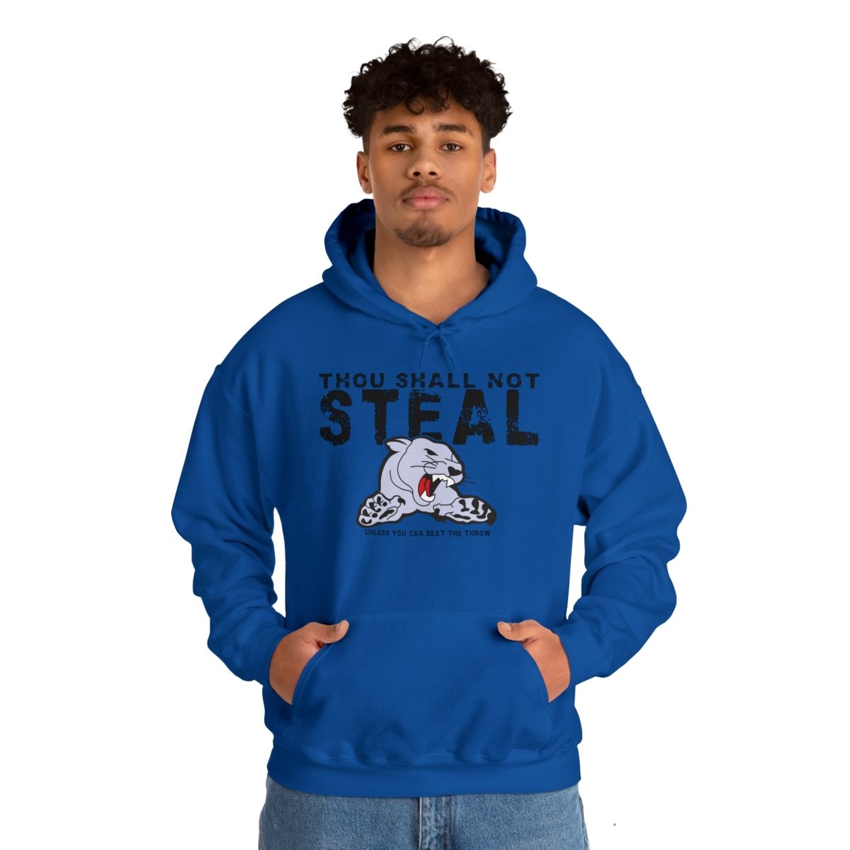 Cougar Shall Not Steal Hooded Sweatshirt
