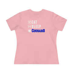 Eat Sleep Cougar Women's Relaxed T-Shirt