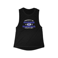 Property Of Cougars Women's Scoop Muscle Tank