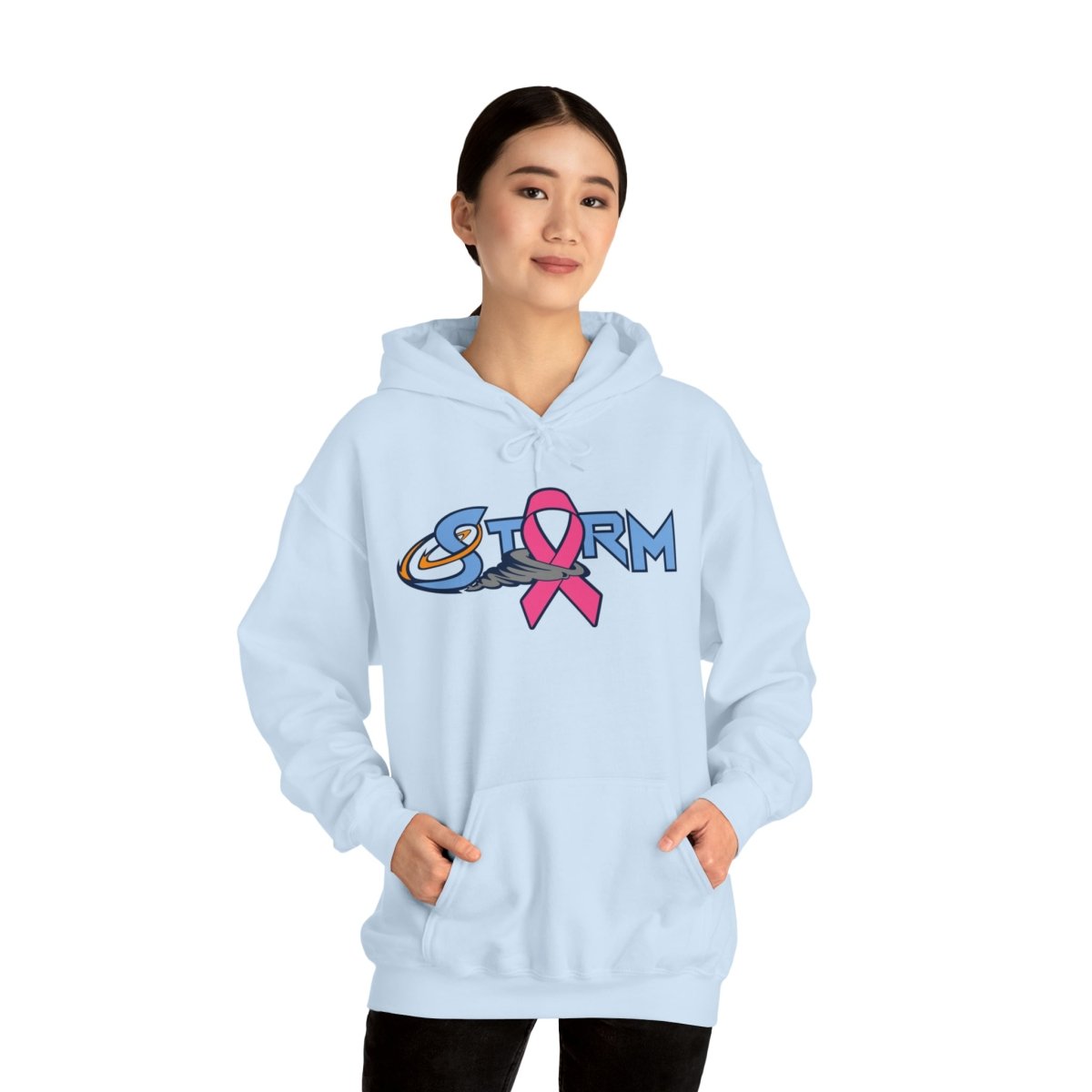 Storm Breast Cancer Hooded Sweatshirt