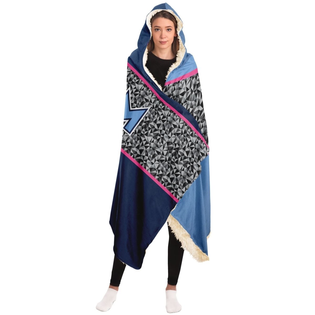 Sherpa Storm Hooded Blanket