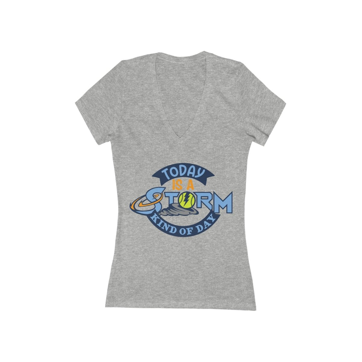Storm Kind Of Day Women's Deep V-Neck Tee