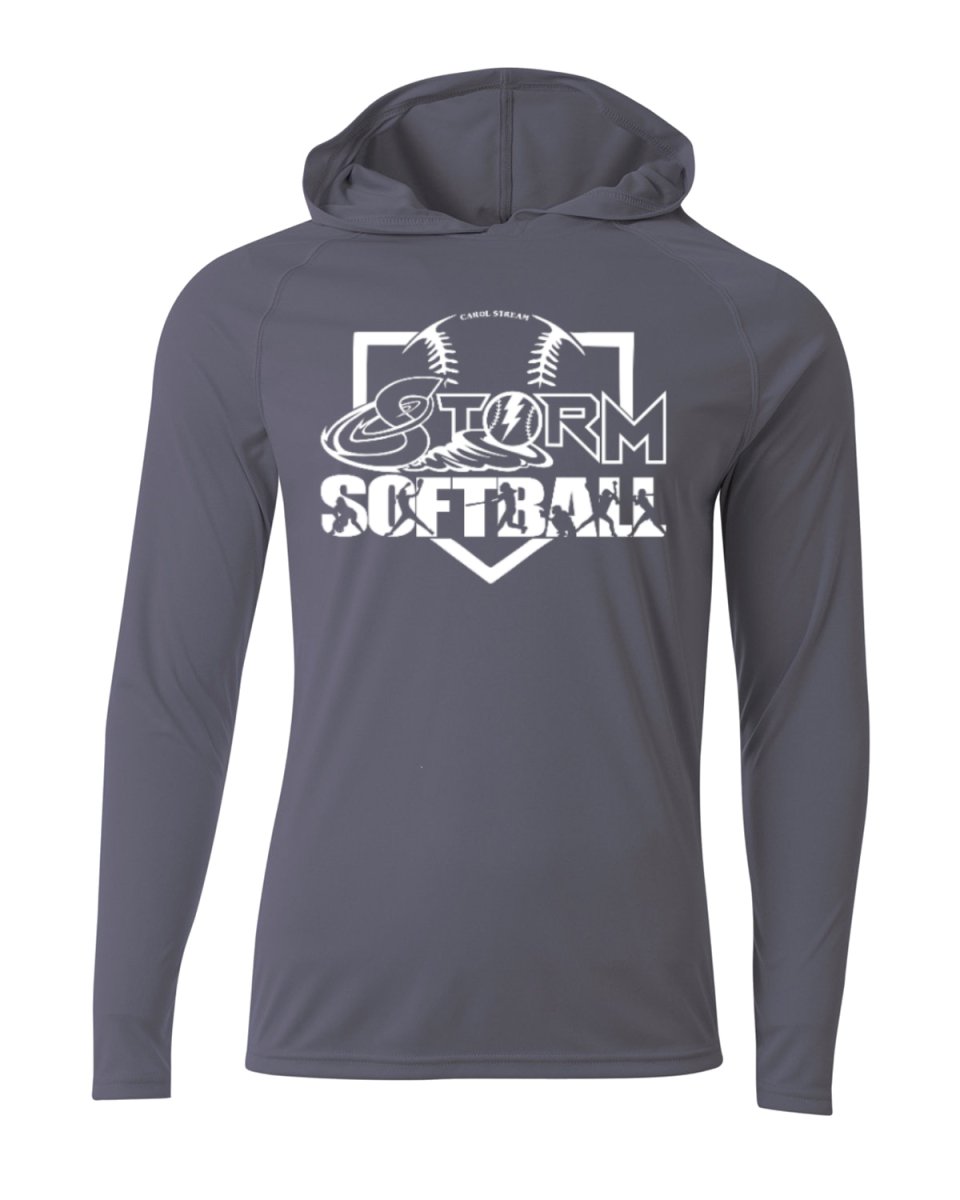 Storm Softball Long Sleeve Hoodie T-Shirt