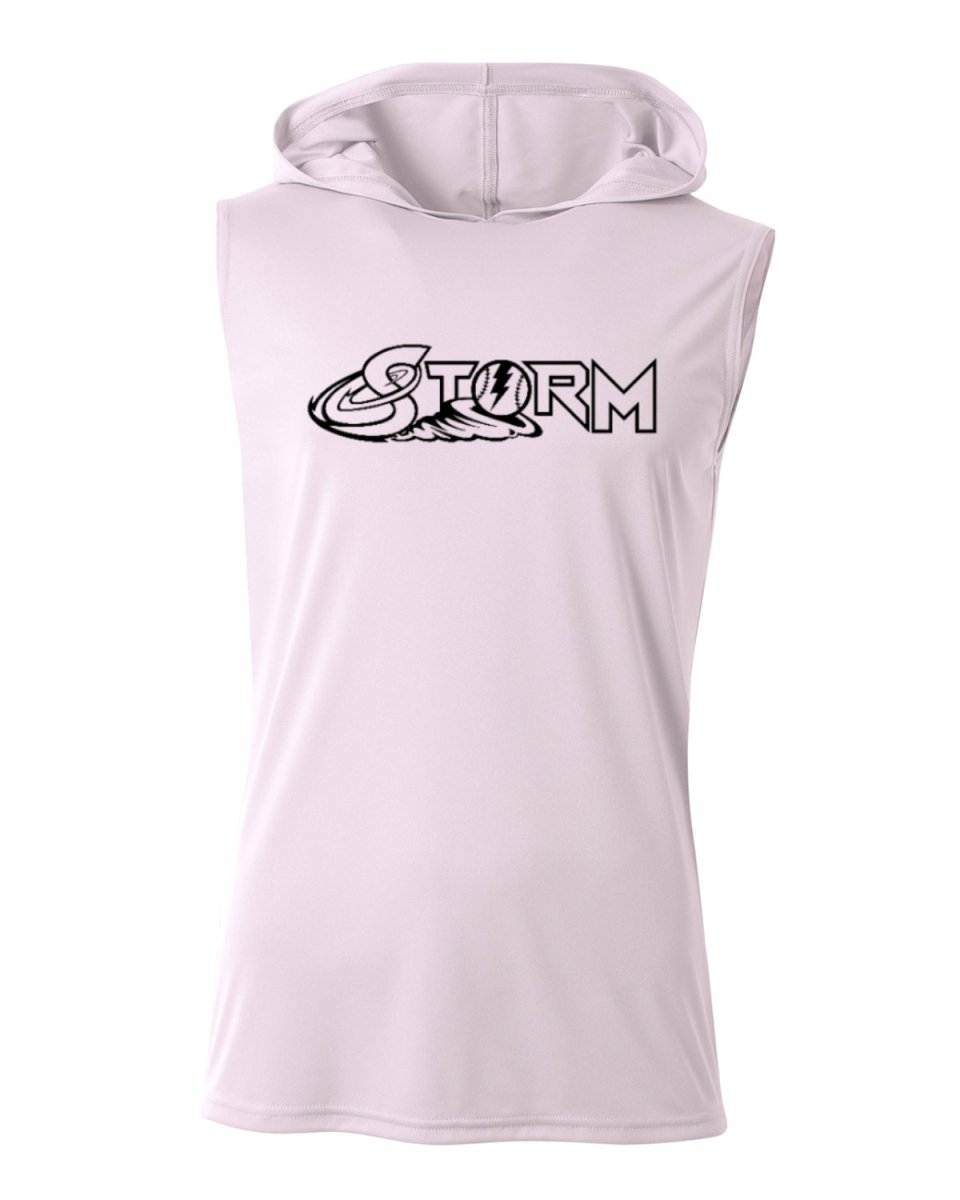 Storm Wire Logo Sleeveless Hoodie T-Shirt