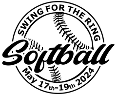 Softball Logo Swing for the Ring Hoodie