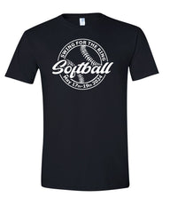 Softball Logo Swing for the Ring Tee