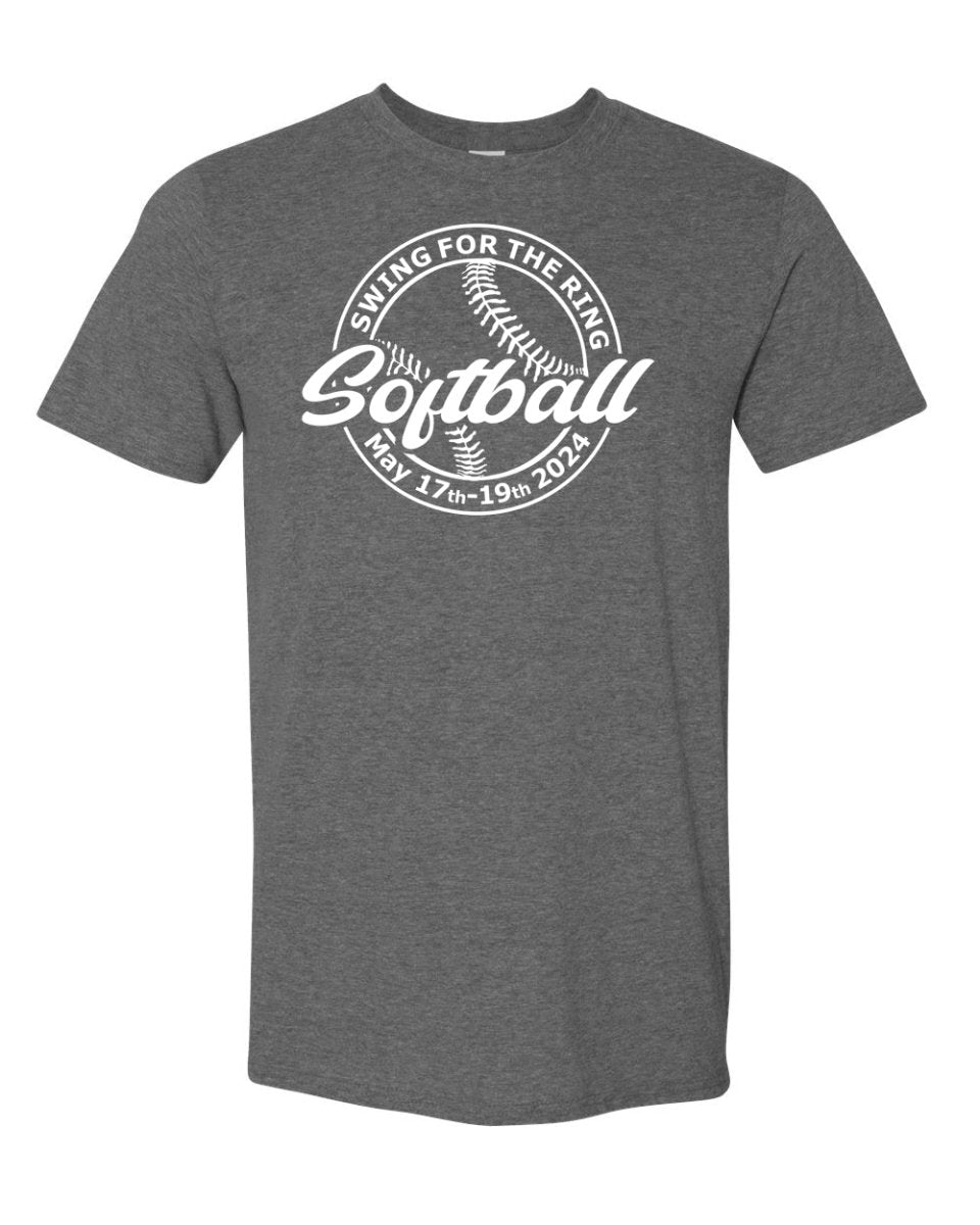 Softball Logo Swing for the Ring Tee