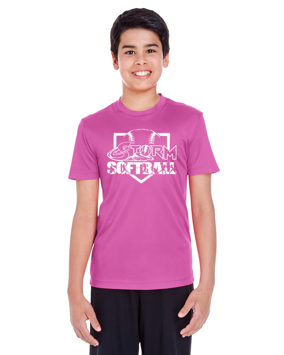 Youth Storm Softball Moisture-wicking T-Shirt