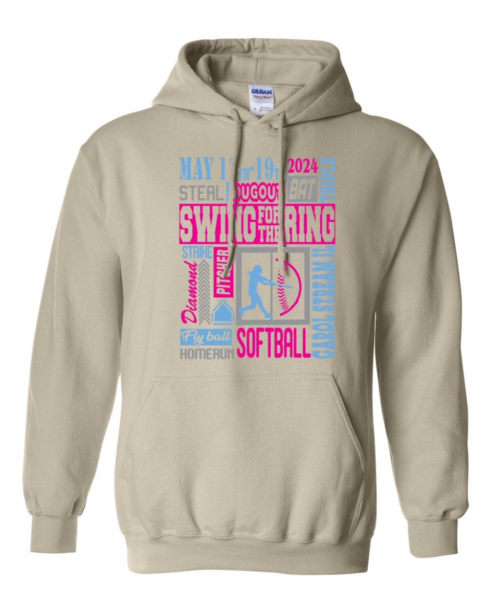 Word Art Swing for the Ring Hoodie