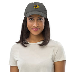 Softball Logo Distressed Dad Hat