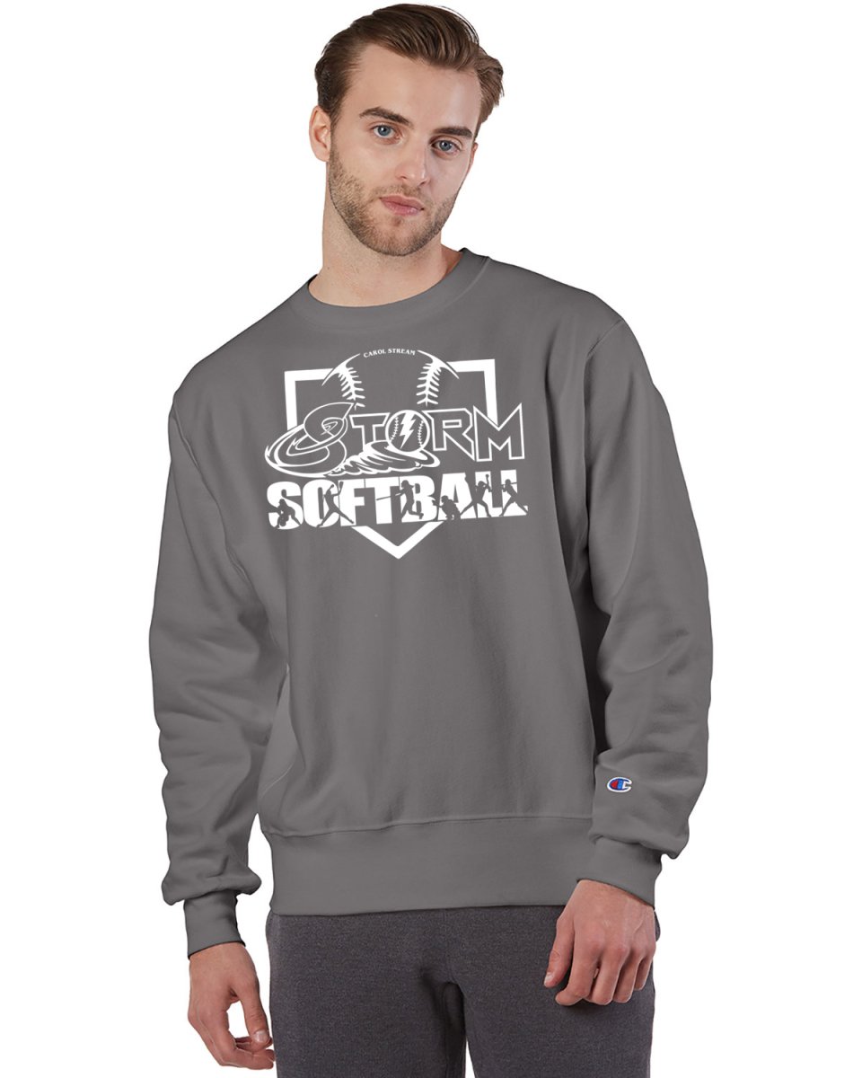 Champion Reverse Weave® Deluxe Storm Logo Sweatshirt