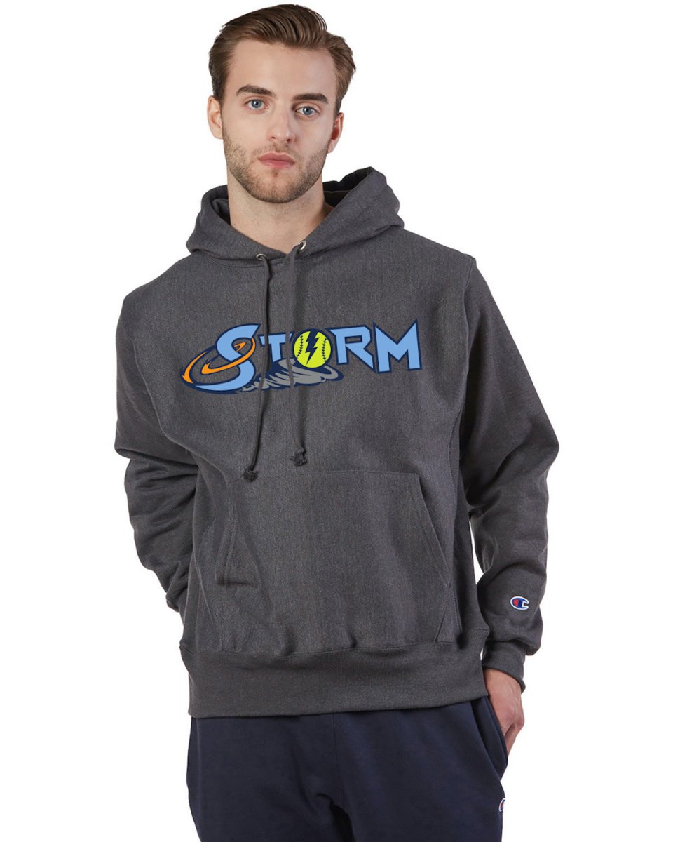 Champion Reverse Weave® Storm Logo Hoodie