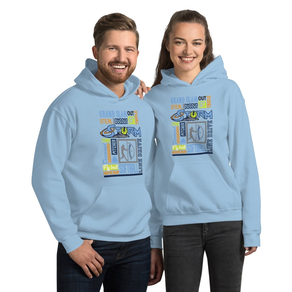 Word Art Cotton Hoodie