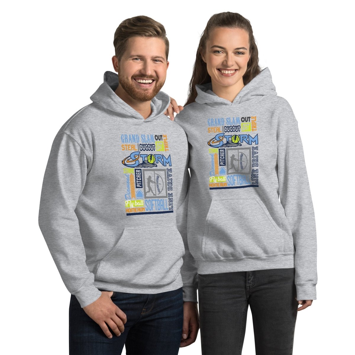 Word Art Cotton Hoodie