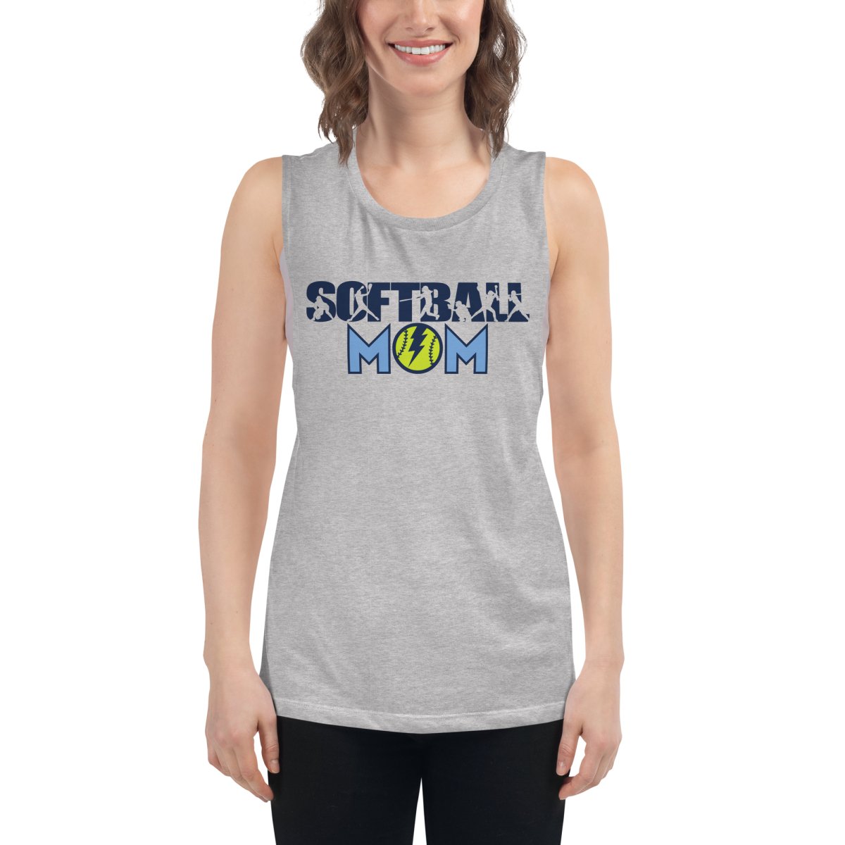 Storm Softball Mom Ladies’ Muscle Tank