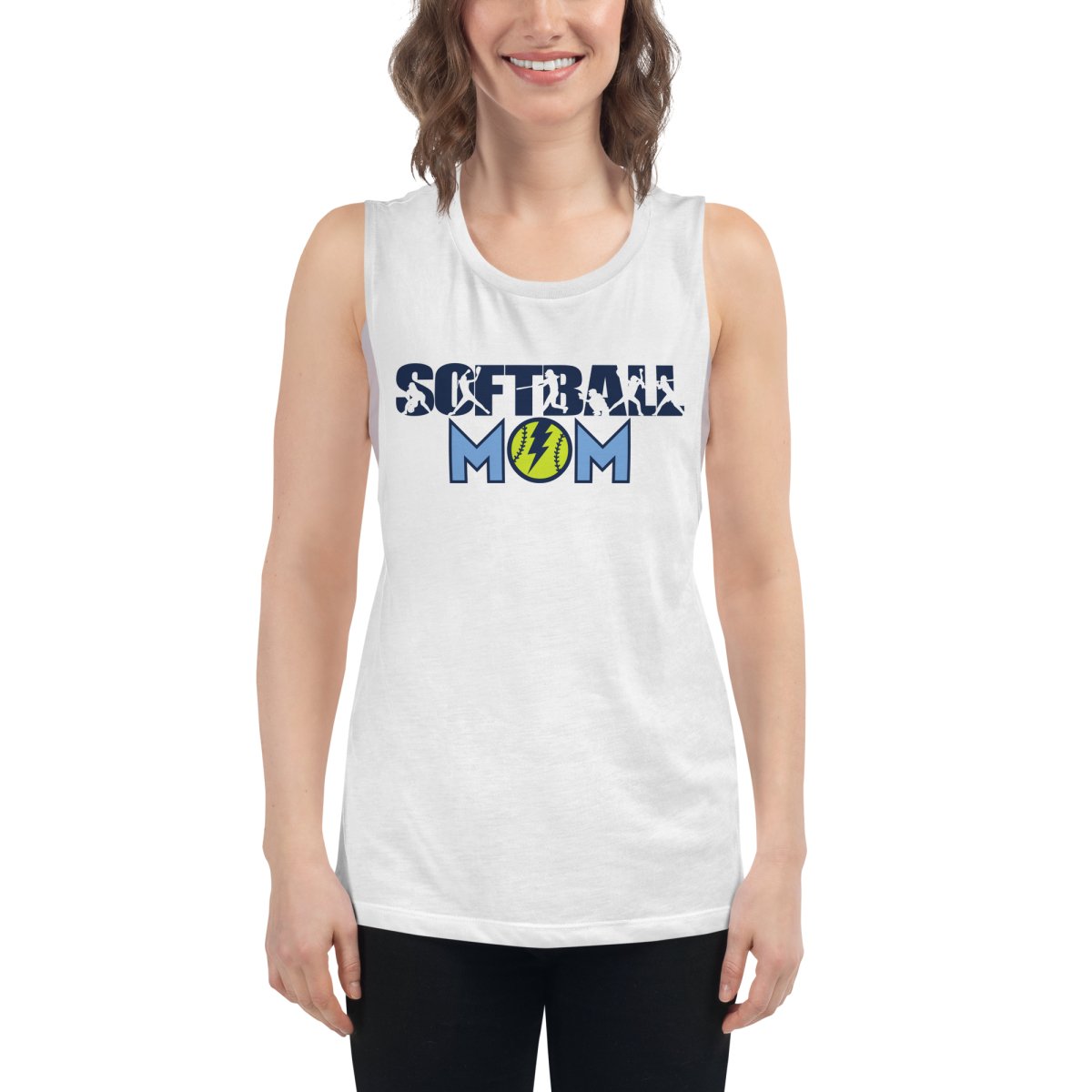 Storm Softball Mom Ladies’ Muscle Tank