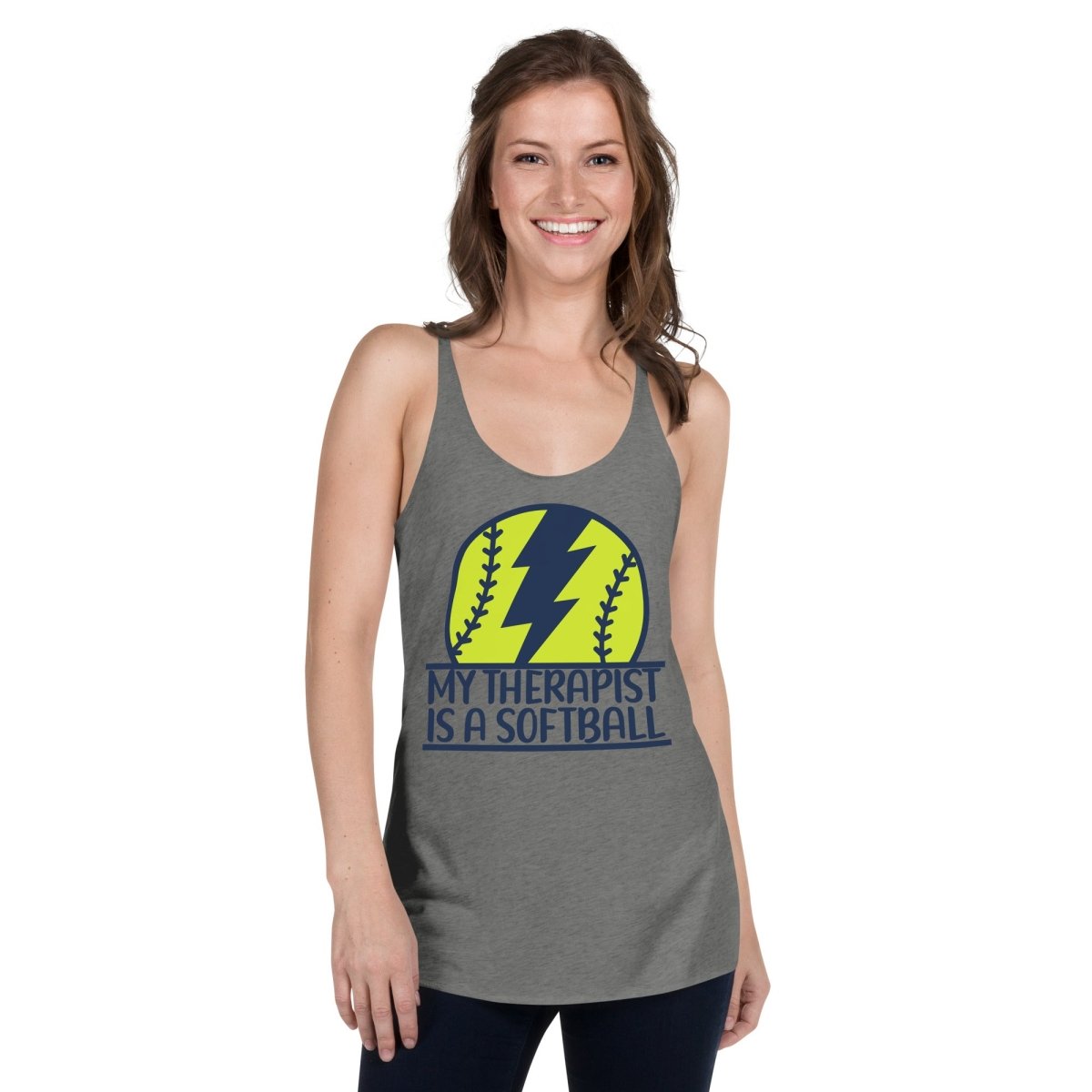 My Therapist Women's Racerback Tank