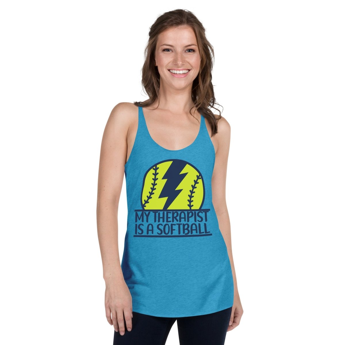My Therapist Women's Racerback Tank